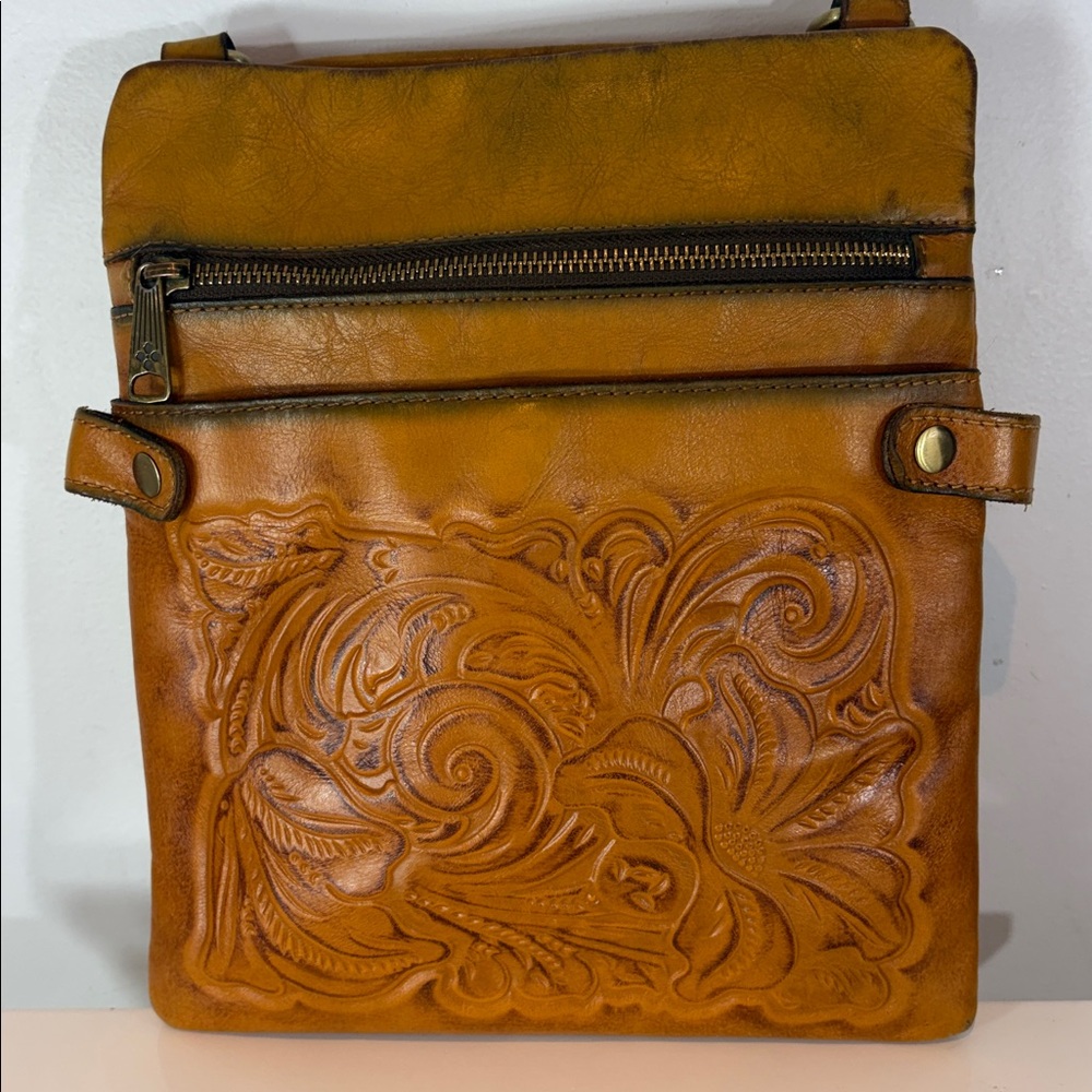 PATRICIA NASH Prizzi Tooled Leather Crossbody Bag - Picture 10 of 16